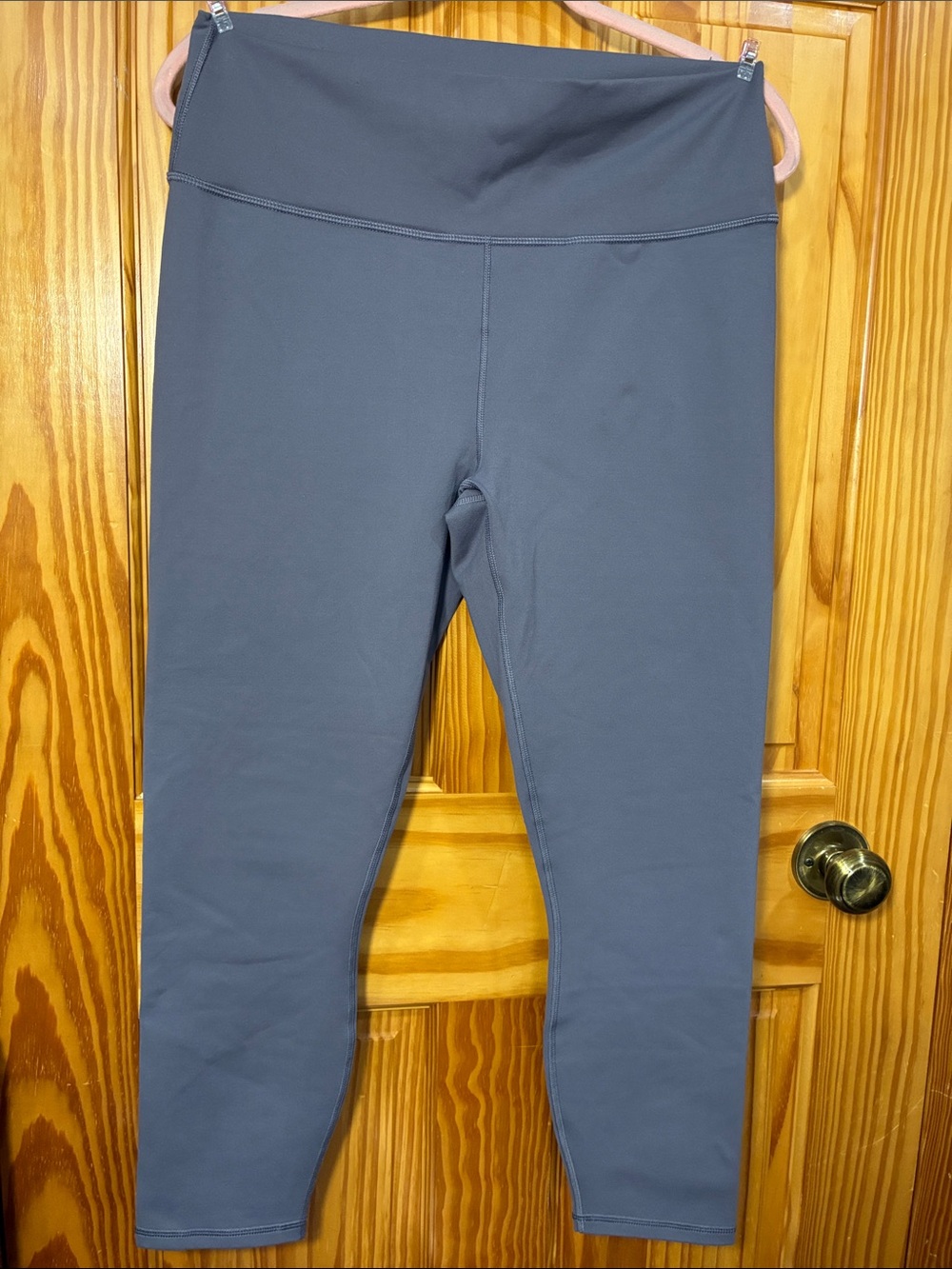 Fabletics High-Waist Leggings in Slate Blue
